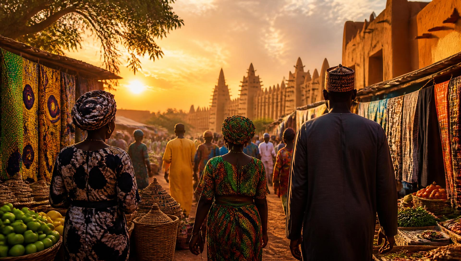 Cultural scene representing West Africa